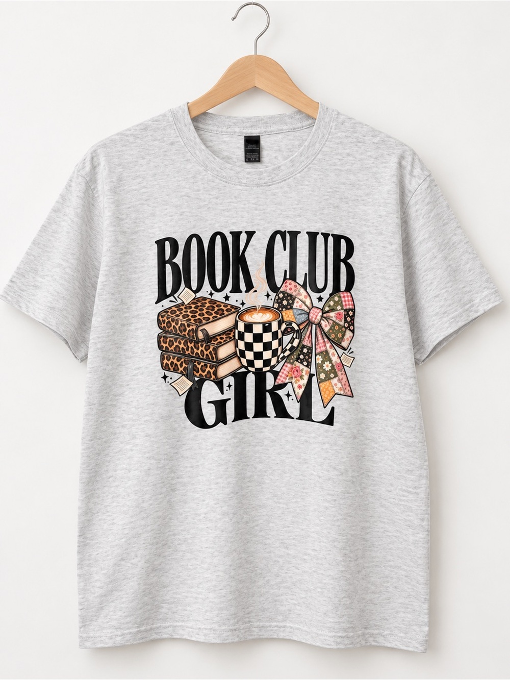 Adult XL NWOT Book Club Girl Graphic Tee